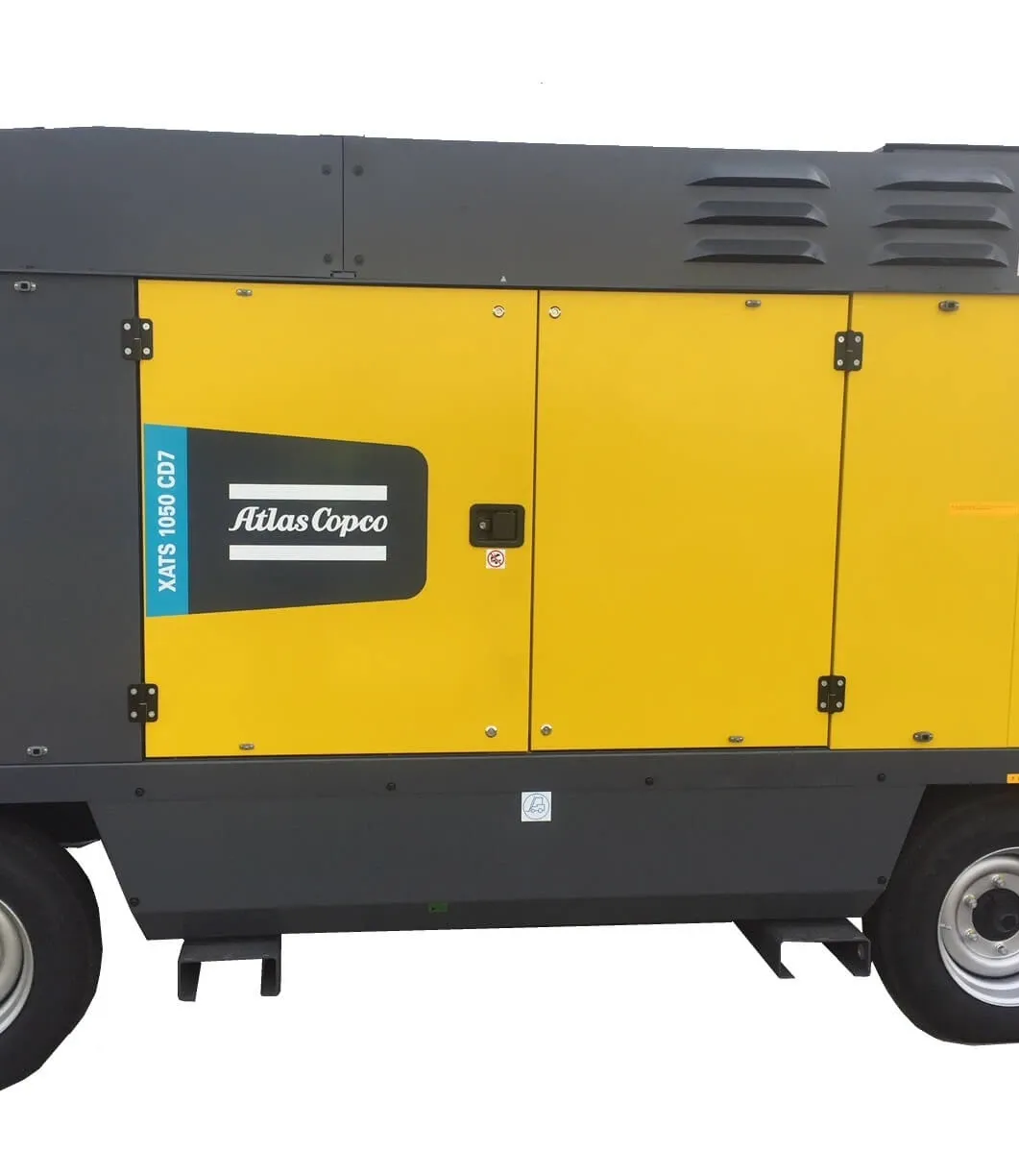 1050 cfm diesel compressor on trailer from Flexihire