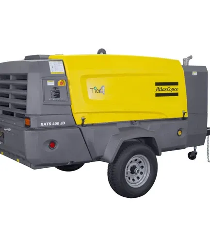400-450 cfm diesel compressor on trailer from Flexihire
