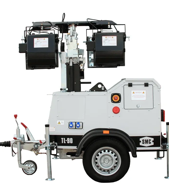 6000 watt towable light tower at Flexihire