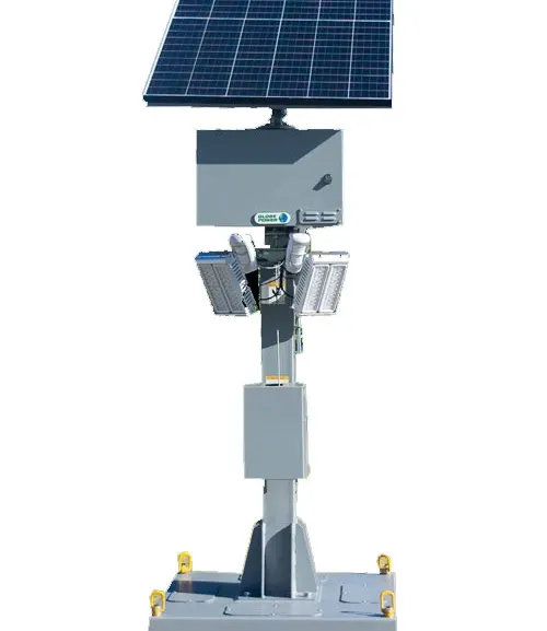 Static Solar lighting tower at Flexihire
