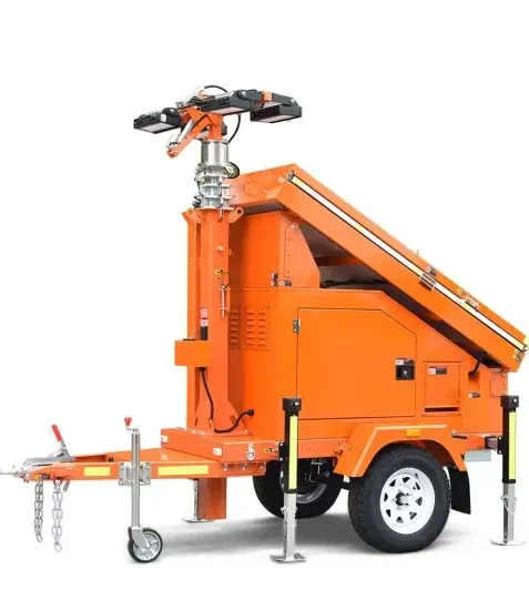 Solar Powered Towable Light Tower at Flexihire